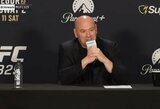 UFC prezidentas White'as nemano, jog McGregoras kelio traumą patyrė anksčiau: „Kažkas tikrai būtų kažką pastebėjęs“