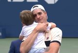 J.Isneris ir J.Sockas „US Open“ turnyre atsisveikino su didžiuoju tenisu: „Jausmai dvejopi“