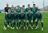 Lietuvos U-17 futbolo rinktinė pergalingai pradėjo atrankos turnyrą