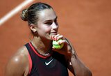 33 „Roland Garros“ mačai iš eilės ir nė vienos moters: Sabalenka su Osaka viską pakeis