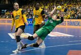 Lietuvos rankininkės Europos čempionato atranką baigė pralaimėjimu prieš Švediją