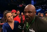 D.Chisora: „Ačiū teisėjui už tai, kad jis sustabdė kovą“