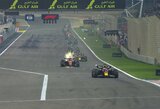 Bahreine – dvigubas „Red Bull“ triumfas, įspūdingas F.Alonso debiutas „Aston Martin“, Ch.Leclerco nelaimė ir tragikomiškas E.Ocono pasirodymas