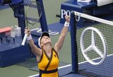 „US Open“: fanai stovėdami išlydėjo karjerą baigusią C.Suarez Navarro, S.Halep atlaikė pirmąjį rimtą iššūkį