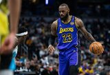 LeBronas Jamesas dar sezonui ketina pratęsti kontraktą su „Lakers“ klubu