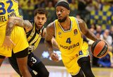 „Maccabi“ neleido T.Dorsey debiutuoti pergale „Fenerbahce“ gretose