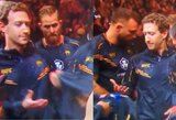 Pamatykite: „UFC 298“ turnyre – nejaukus M.Zuckerbergo momentas