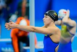 Nepavyko pavyti tik Jefimovos: Teterevkova – Europos jaunimo plaukimo vicečempionė (papildyta)