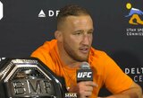 J.Gaethje atsakas C.McGregorui: „Nekovosiu su kažkuo, kas vartoja steroidus“