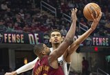 V.Wembanyama vedama „Spurs“ pralaimėjo Klivlande