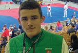 Gabijus Balčiūnas Europos jaunimo tekvondo čempionate liko be pergalių