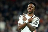 „Real“ pratęsė pergalių seriją: po triuškinančios pergalės laikinai tapo „La Liga“ lyderiais