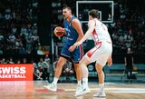 Šveicarai nepasipriešino NBA dueto traukiamai Serbijai