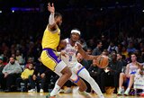 „Lakers“ pralaimėjo L.Jameso taškų rekordu pažymėtas rungtynes