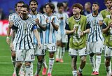 Argentiniečius kovai įkvėpė per atsigaivinimo pertraukėlę pasakyti trenerio žodžiai