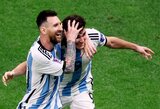 Apie gerokai patobulėjusį J.Alvarezą kalbėjęs L.Messi: „Nuostabu, ką jis mums davė ir kaip jis mums padėjo“