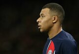 Po keitimo aikštėje pasirodęs K.Mbappe padėjo PSG išplėšti lygiąsias su „Clermont“