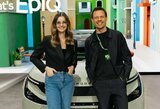 Žala ir Martirosian apžiūrėjo naująjį „Škoda Epiq“: pasidalijo įspūdžiais ir atskleidė, kas nustebino