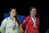 Reda Laurinavičiūtė Europos jaunimo jėgos trikovės čempionate laimėjo visų spalvų medalius
