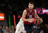 M.Blaževičius pranoko R.Giedraitį, bet pergalė atiteko „Baskonia“ klubui