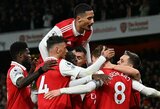 „Premier“ lygoje – triuškinama „Arsenal“ pergalė prieš „Everton“ futbolininkus