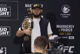 „UFC 322“ turnyre Islamas Machačevas sieks iškovoti kitos svorio kategorijos čempiono titulą