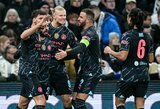 Grubi Edersono klaida nesutrukdė „Man City“ Čempionų lygos aštuntfinalio pradėti pergale prieš „Copenhagen“