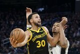 S.Curry nesulaikę „Spurs“ krito 11-ą kartą iš eilės
