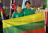 E.Scheidtas pasaulio „Snipe“ jachtų klasės jaunimo čempionate kovoja dėl vietos geriausiųjų trejetuke 
