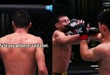 UFC kovos įkarštyje – Ch.Gutierrezą iš vėžių išmušęs įžūlus sirgalius: „Lažinuosi, kad neateisi į narvą kautis su manimi“