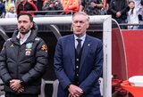 Ancelotti atsisakė sureaguoti į Brazilijos sirgalių skanduotes, skirtas Neymarui: „Turėtume kalbėti apie tuos, kurie buvo čia“