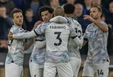 Ankstyvą įvartį praleidęs „Liverpool“ nugalėjo „West Ham Utd“, „Chelsea“ patyrė dar vieną pralaimėjimą