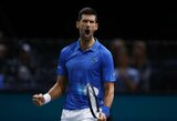 Kritikus užtildęs N.Djokovičius į „ATP Finals“ turnyrą pateko be jokių išlygų