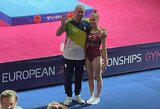 Ū.Bikinaitė išbandė jėgas Europos sportinės gimnastikos čempionate