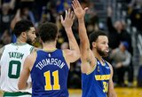 NBA finalo pakartojime – K.Thompsono ir S.Curry vedamo „Warriors“ klubo pergalė