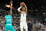 Nuostabus Wemby vedė „Spurs“ į pergalę