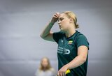 Europos čempionato atrankoje Lietuvos badmintonininkės neprilygo prancūzėms