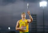 70 m neužteko: Mykolui Aleknai nepavyko apginti „Deimantinės lygos“ čempiono titulo