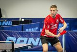 Lietuvos vyrų stalo teniso rinktinė nepasinaudojo dviem šansais patekti į finalinį Europos čempionato etapą