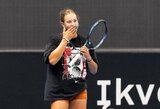 Patricija Paukštytė su porininke lengva pergale pradėjo turnyrą Tunise