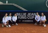 „Billie Jean King taurė“: Lietuvos tenisininkės turnyrą pradėjo pergale prieš Kosovą
