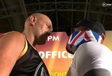 T.Fury po svėrimų pažadėjo „skerdynes“ ringe, D.Chisora užsiminė apie susitarimą su varžovu dėl pirmojo raundo