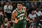 Nesustabdomas G.Antetokounmpo nepaliko šansų „Nets“ komandai