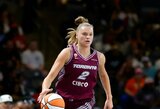 Juškaitė WNBA rungtynes baigė be taškų
