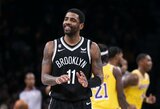 K.Irvingo vedama „Nets“ įveikė be žvaigždžių žaidusią „Lakers“ 