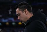 Xavi atskleidė, ko „Barcelonai“ trūko rungtynėse su „Napoli“