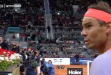 Linksmas epizodas Madride: R.Nadalis savo mačo metu rūpinosi „Real“ rezultatu