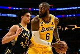 „Lakers“ paskutinę sekundę pražudė naujoko metimas