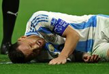 „Copa America“ turnyre Argentina startavo pergalingai, L.Messi dalino idealius perdavimus ir skraudžiai kritko ant vejos