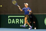 ATP „Challenger“ turnyro Lisabonoje ketvirtfinalis: Vilius Gaubas – Danielis Merida 6:1, 1:2 (GYVAI)